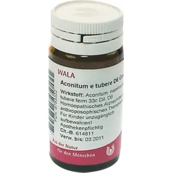 ACONITUM E tubere D 6 Globuli 20 g