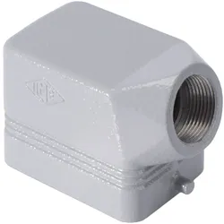 ILME Rechteck-MP 06, Metall-, Tüllengehäuse, 2 Bolzen, grau
