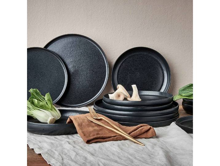 Assiette à pâtes CASA NOVA Ø 23cm Noir/Noir