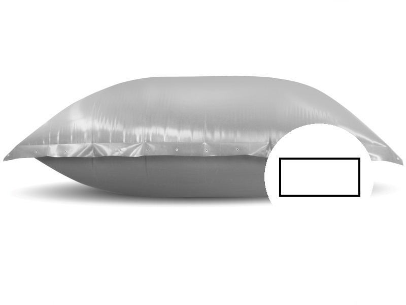 Aufblasbare Winterabdeckung für Rechteckbecken, Größe:700 x 400 cm, Set:Holzboden (inkl. Expanderseil)