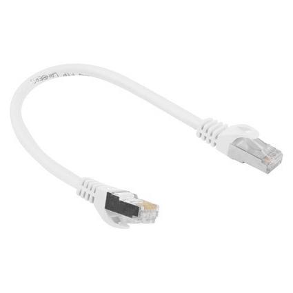 Lanberg Patchcord Kat.6 Ftp 0.25m Biały Fluke Passed (FTP, CAT6, 0.25 m) (PCF6-10CC-0025-W)