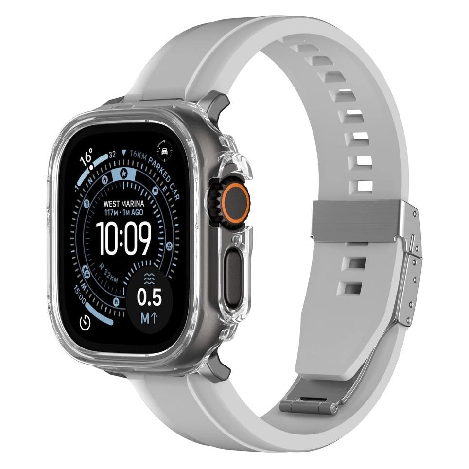 Amazingthing Minimalistische Schutzhülle für Apple Watch Ultra 3 49 mm - Transparent (AIW49MCL)