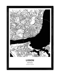 POSTER Lissabon - Portugal A3 Rahmenlos