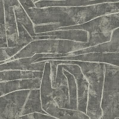 York Wallcoverings Grey Urban Chalk Peel and Stick Wallpaper