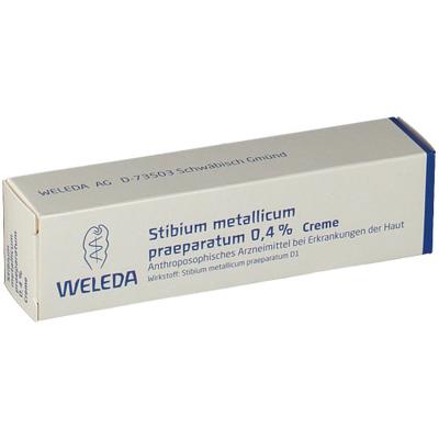 Stibium Metallicum Praeparatum 0,4% Creme 25 g