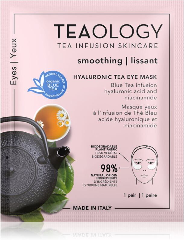 Teaology Face Mask Hyaluronic Eye Mask Hydrating Hyaluronic Eye Mask 1 pair