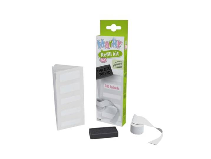 COLOP - COLOP 3 in 1 DIY Marky Bijvullen Kit met Zwart Inkt Pad Compleet Kit - 1 Set