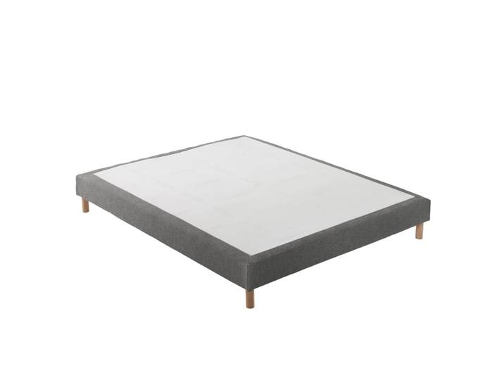 Sommier tapissier à lattes Gris Anthracite 140x190