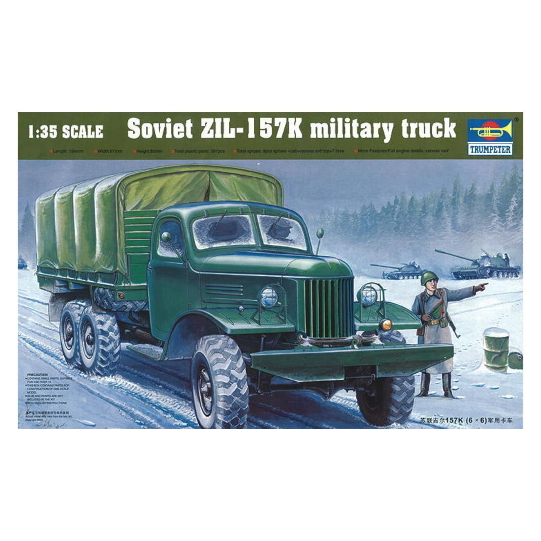Trumpeter ZIL-157K Soviet Military Truck w/Canvas (01003)