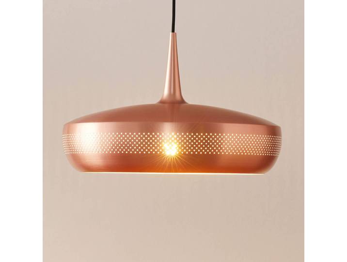 UMAGE Designer Hängelampe Clava Dine, dimmbar, kupfer, für Wohn- / Esszimmer, Aluminium, Design, Pendelleuchte