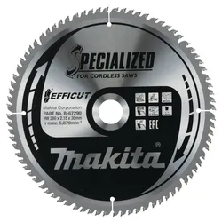 Makita Sägeblatt 260x2,15x30, 80Z EFFICUT B-67290