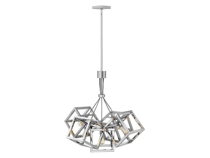 Suspension en métal nickel poli