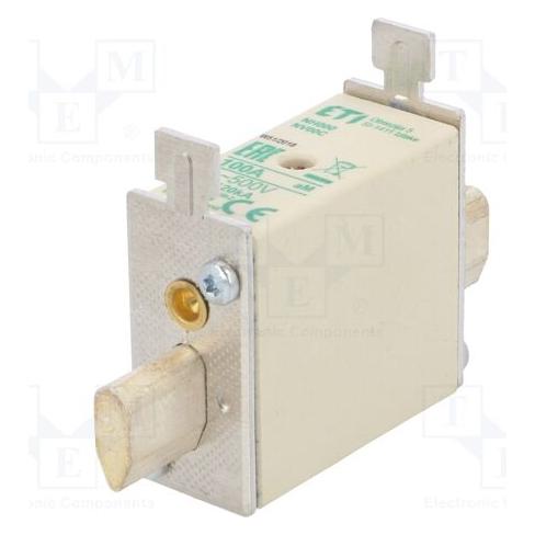 Eti Eti-Polam Wkładka bezpiecznikowa KOMBI NH00C 100A aM 500V WT-00C (004181414) (100 A) (004181414)
