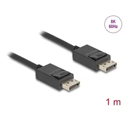 DELOCK DisplayPort Kabel 16K 30Hz/8K 60Hz 40 Gbps 1m