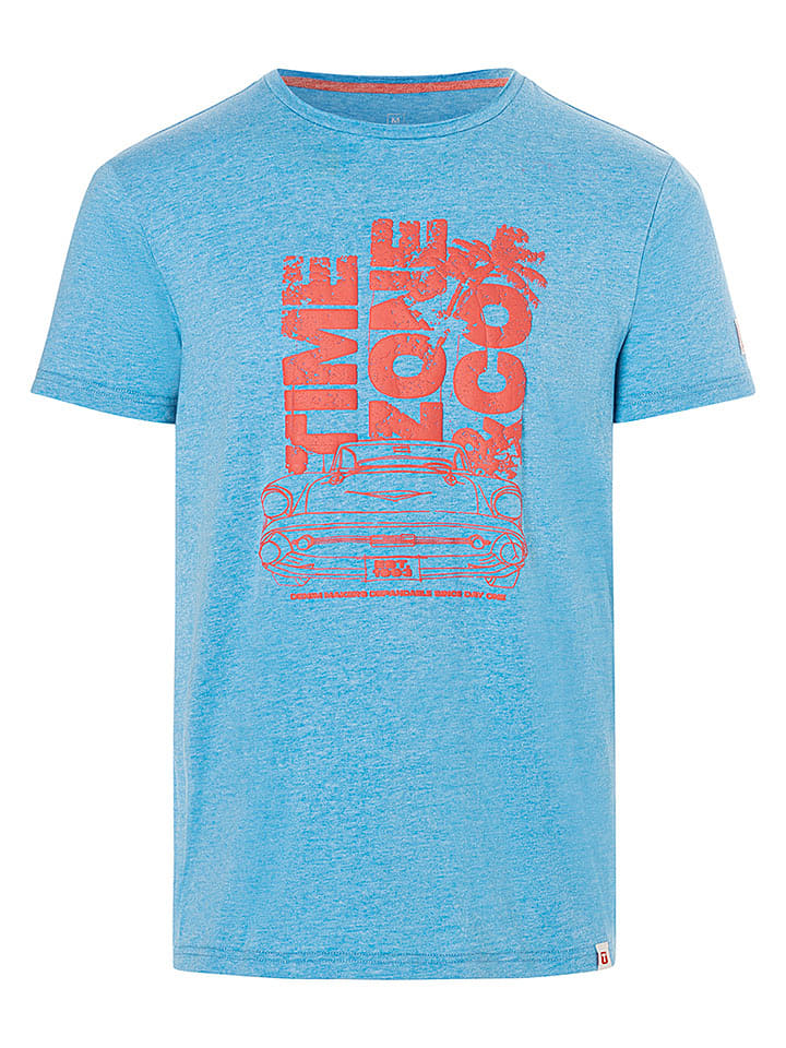 Timezone Shirt in Blau - XL