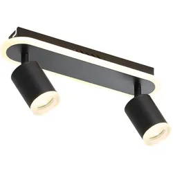 LED-DECKENLEUCHTE Aufblühen 2-flammig 33/6/9 cm Deckenlampe