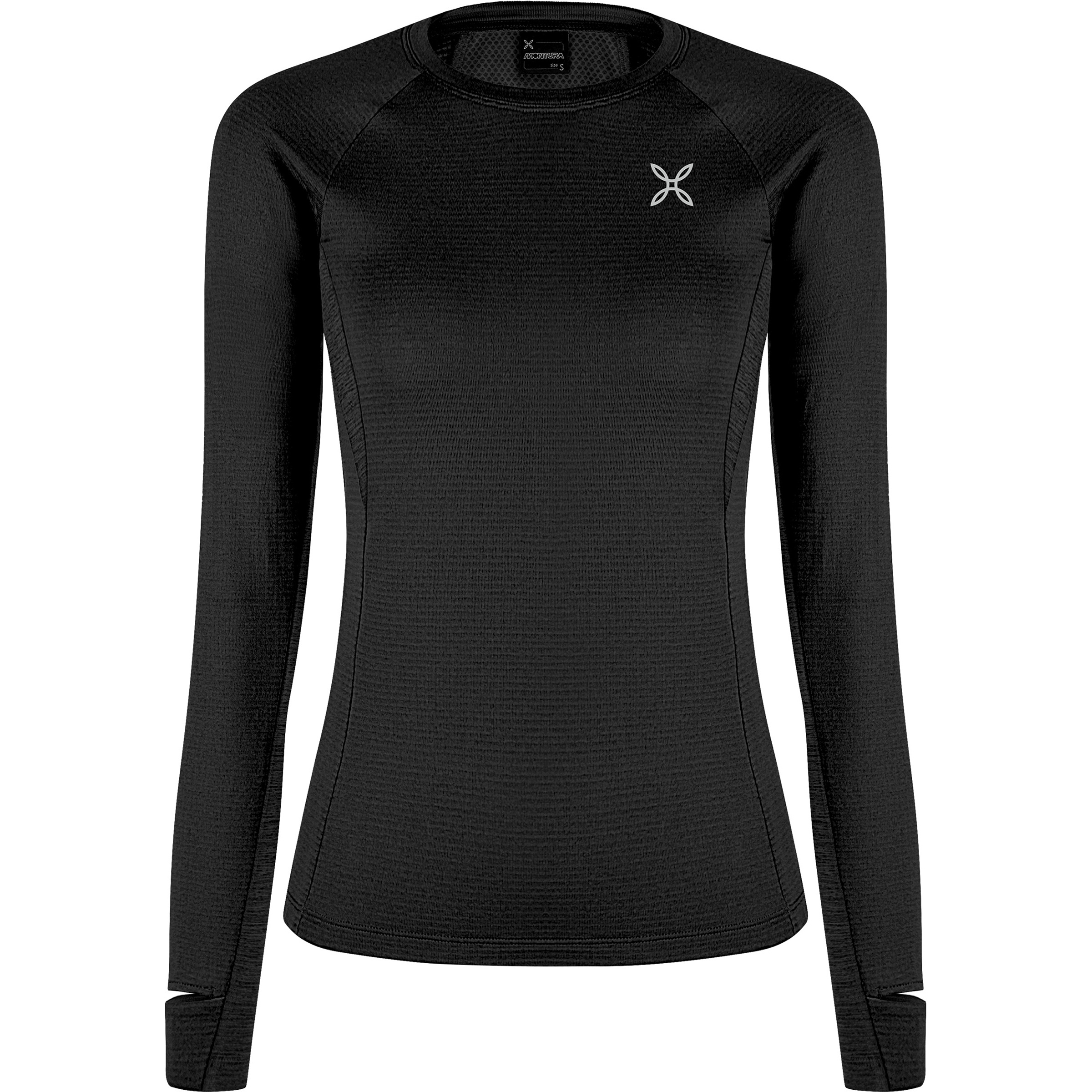 Montura Stride Polartec Damen Longsleeves schwarz Größe S Trekking Hautfreundlich Polartec