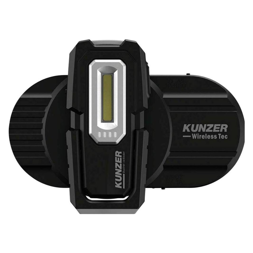 Kunzer Arbeitsleuchte Arbeitslampe mit COB Technik und Induktionsladestation (250 lm) (PLI-5)