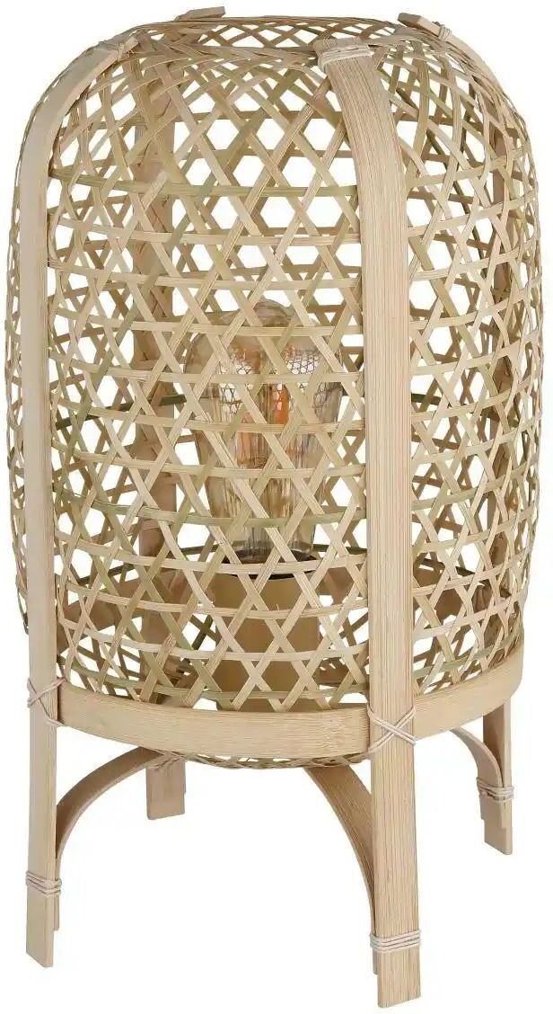 Globo Lighting Tischleuchte   ¦ braun ¦ Maße (cm): H: 37  Ø: 22
