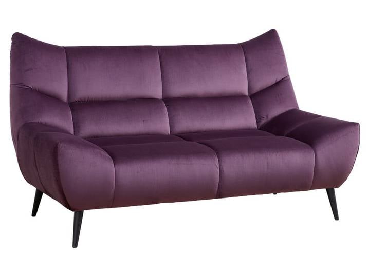 Stylife Sofa 2er MELISSA, lila, Stoff