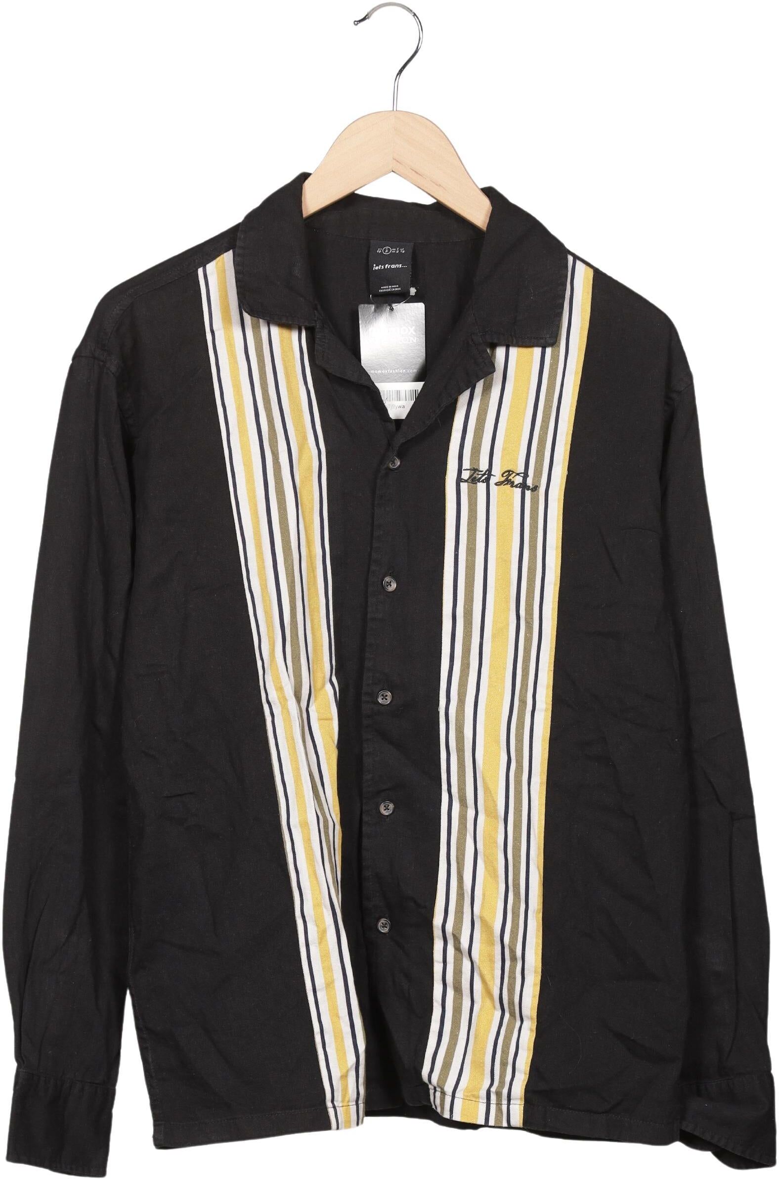 Urban Outfitters Herren Hemd, Schwarz, Gr. S, Baumwolle - Second Hand