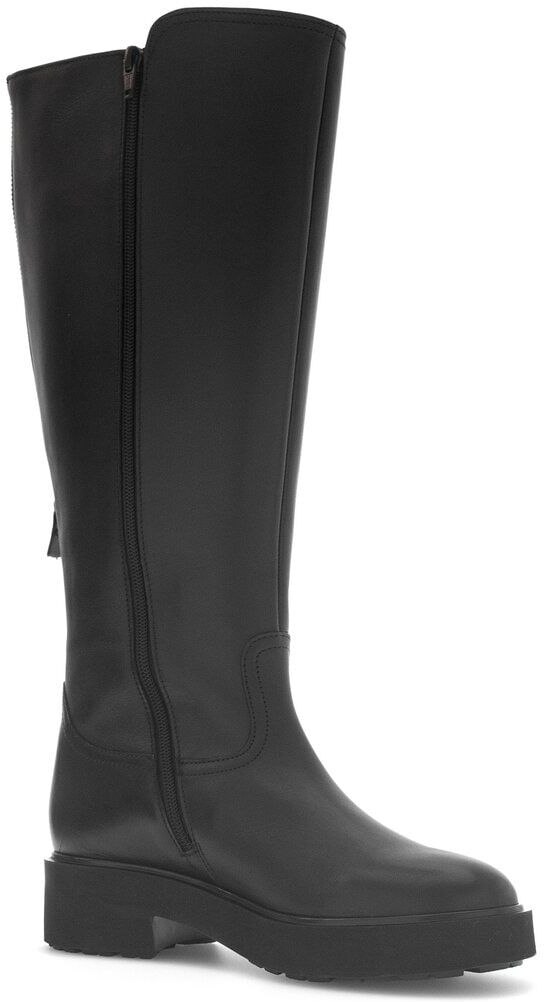 Stiefel GABOR "Sportlicher Stiefel", Damen, Gr. 40,5, schwarz, Schuhe Stiefel