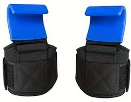 Multisell Products Hub Strength Reduction Training Equipment For Squatting, Weightlifting, Pull Ups, Wristband Hook blue