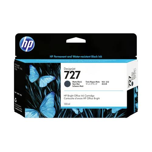 HP Druckerpatrone 727 Original Matt Schwarz 130 ml B3P22A 1 St.