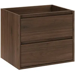 WASCHTISCHUNTERSCHRANK 60cm Dunkles Holz