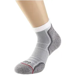 1000 Mile, Herren, Sportsocken, Knöchelsocken (M), Weiss, Grau