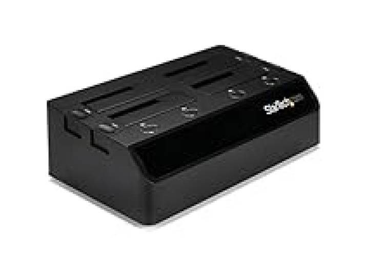 StarTech.com Station d'accueil USB 3.0 pour 4 disques durs SATA III 2,5 /3,5 6Gb/s - Dock HDD / SSD avec UASP et ventilateurs (SDOCK4U33)