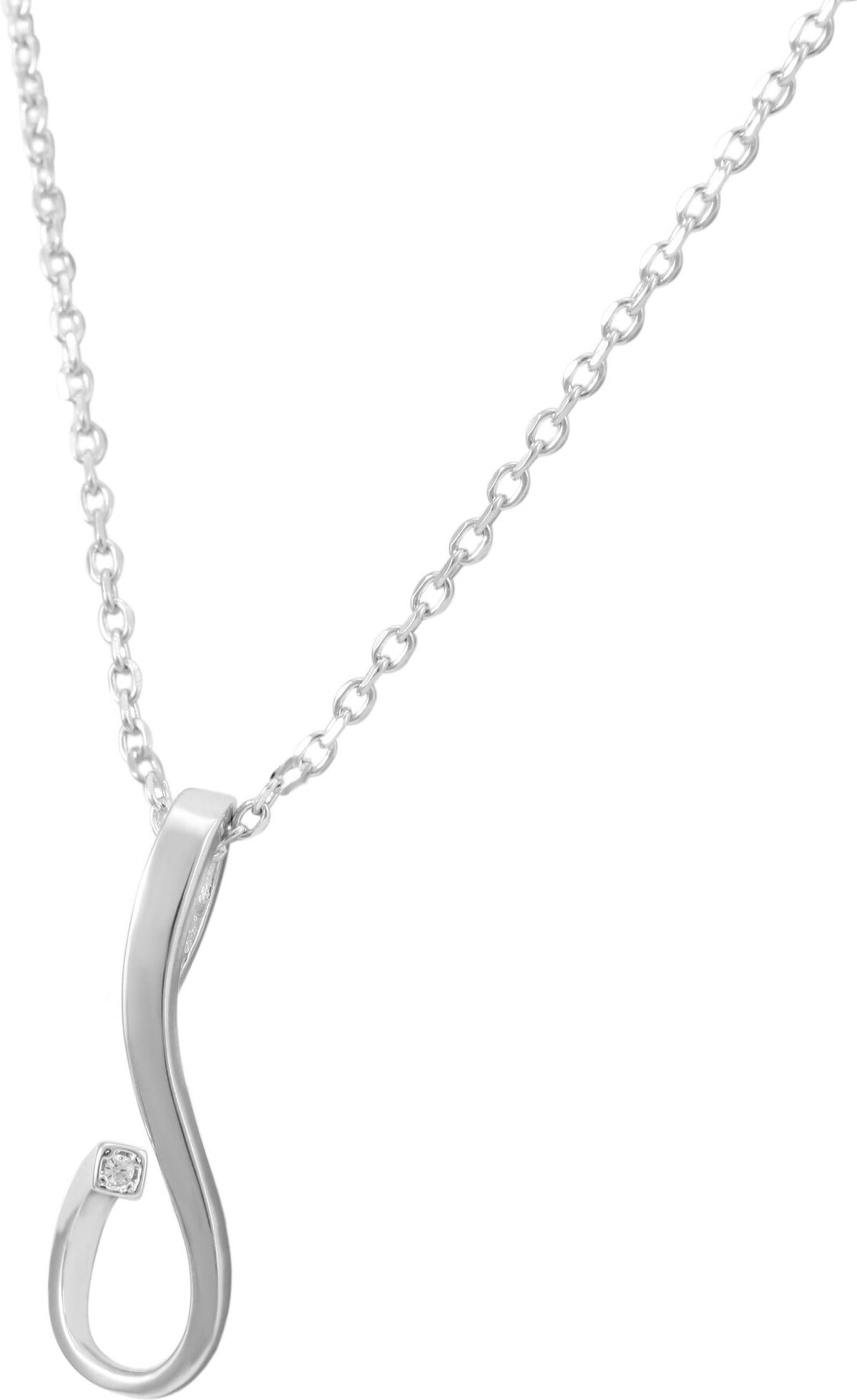 Kettenanhänger AKZENT "Rory" aus 925 Sterlingsilber, rhodiniert, langlebig", silber (silberfarbig), Schmuckanhänger, Damen, Silber 925 (Sterlingsilber), Kettenanhänger