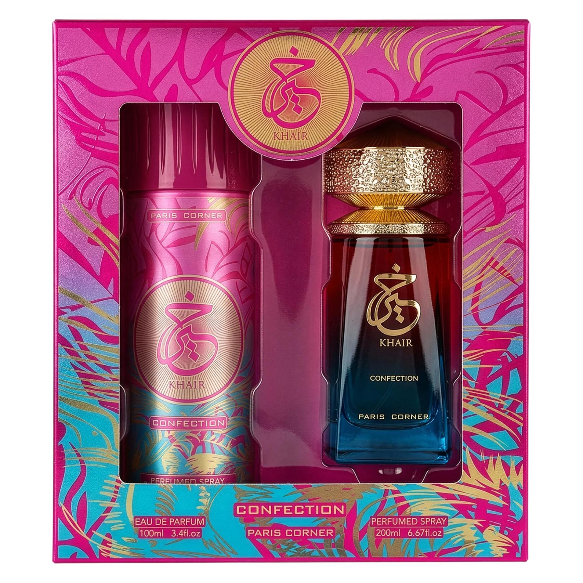 Paris Corner Alkotest Khair Confection Eau de Parfum 100ml + Deodorant Spray 200ml (Parfum Set) (68654513)