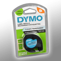 Dymo Label Band Letratag 12267 (S0721530) transparent 12mm x 4m