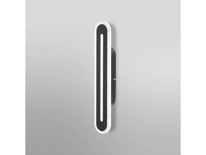 LEDVANCE SMART+ WiFi Orbis Bath Wall 40 cm schwarz Wall, dimmbar, schwarz, für Badezimmer, Metall, Modern
