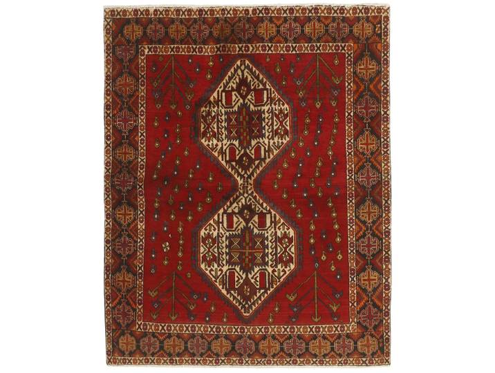 Afshar Teppich 159x199 Handgeknüpft Orientteppich Perserteppich Wolle