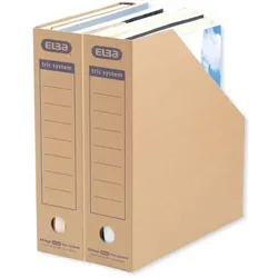 ELBA Tric Wellpappe Stehsammler Braun 12 Stück