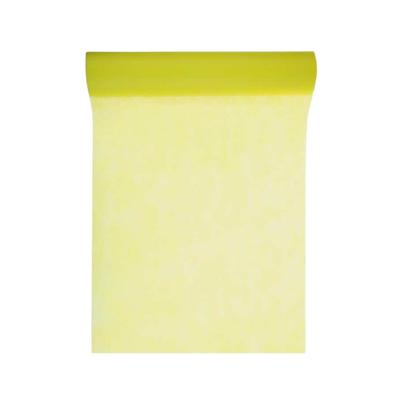 DeinPack Vlies Tischläufer Rolle 30 cm x 10 m gelb – Tischläufer Vliesstoff für Hochzeit, Deko & Basteln