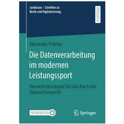 Die Datenverarbeitung im modernen Leistungssport, Fachbücher von Alexander Pollithy