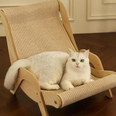 Uplift Essentials Sisal Lounge Chair Multi Functional Cat Scratcher Sisal Lounge Chair Multi Functional Cat Scratcher