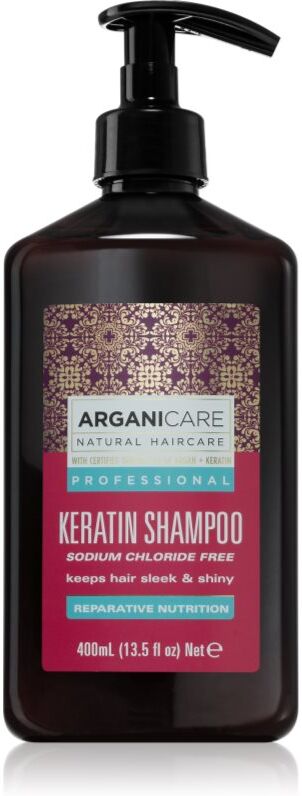 Arganicare Keratin Shampoo shampoing régénérant 400 ml