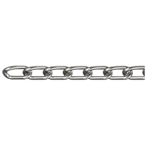 dörner + helmer 171642 Geschweisste Ringkette Nickel Stahl vernickelt 10m