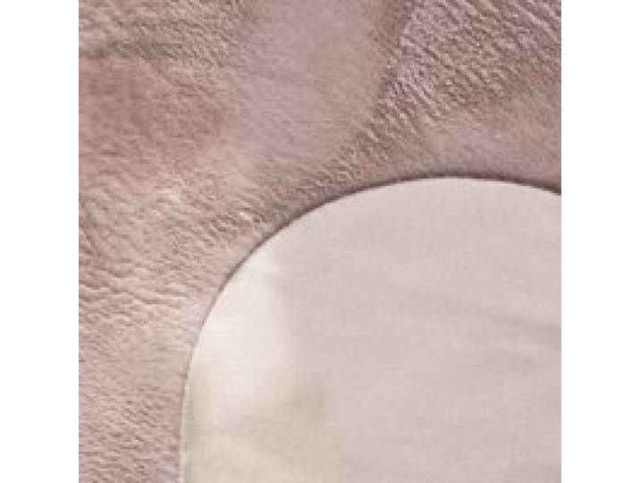Tapis en fourrure Pelsa rose 80x120 cm forme de peau
