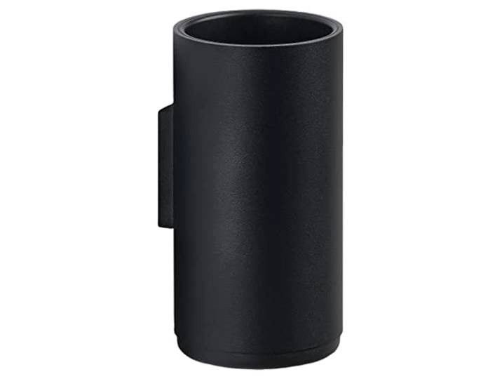 ZONE DENMARK Rim Gobelet pour Brosse à dent Mural\, Dia 7 x 13\,6 cm\, Noir