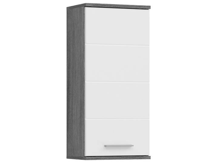 Hängerschrank Blake ca. 35x77 cm Rauchsilber/Weiß