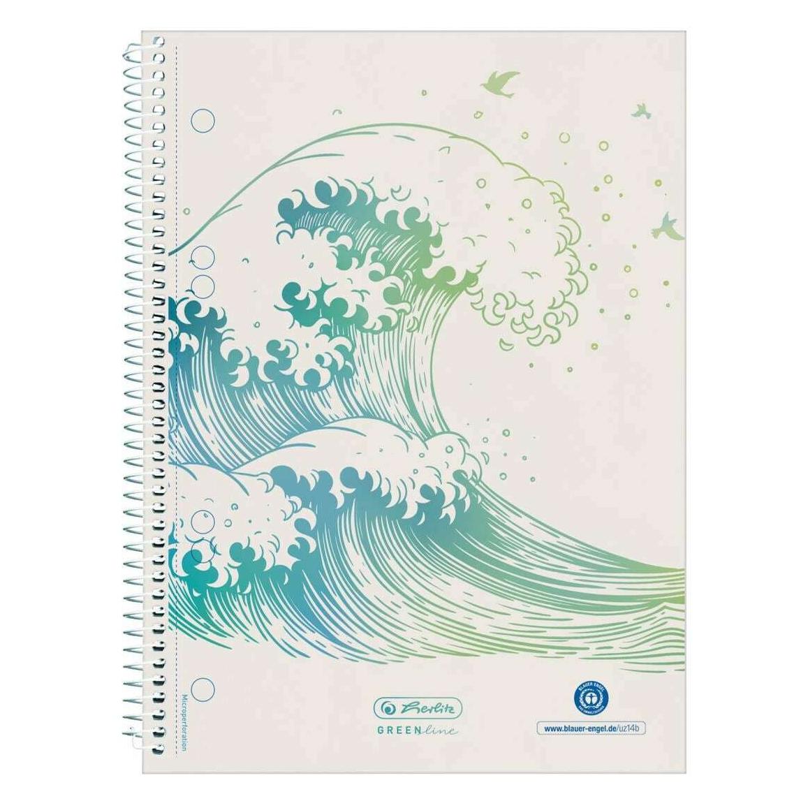 Herlitz Notizheft (A5, Kariert, Harter Einband) (50033492)