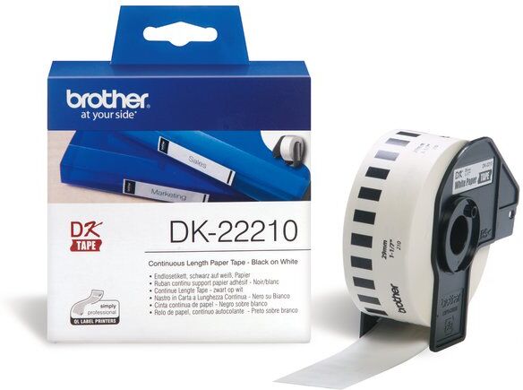 Brother Endeløs Tape I Papir 29 Mm X 30,48 M