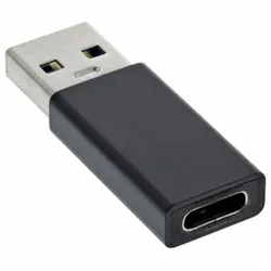 INLINE USB 3.2 Gen.1 Adapter, USB-A Stecker auf USB Typ-C
