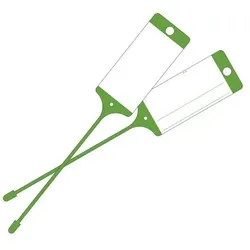 EICHNER 3x 100er-Pack Warenanhänger mit neutralem Beschriftungsfeld grün