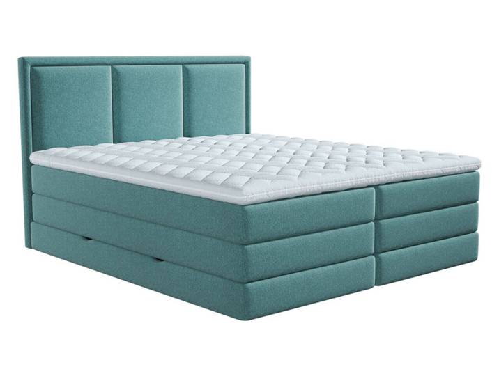 XORA Boxspringbett SWING, türkis, Stoff